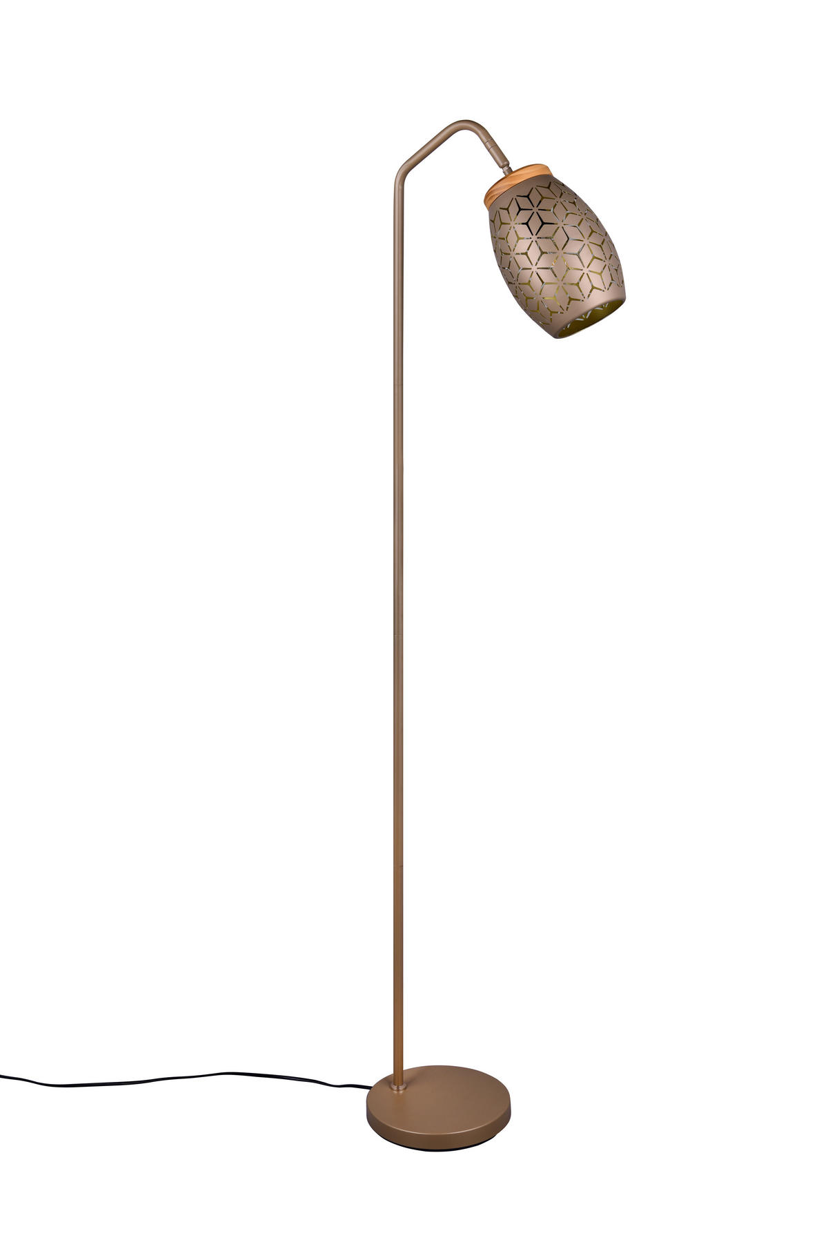 STEHLAMPE BIDAR - Braun - 22/22/147 cm - Braun, Metall (22/22/147cm) - Trio Leuchten