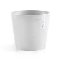 BLUMENTOPF Amsterdam 17/14,7 cm Weiß - Weiß, Kunststoff (17/14.7cm) - Ecopots