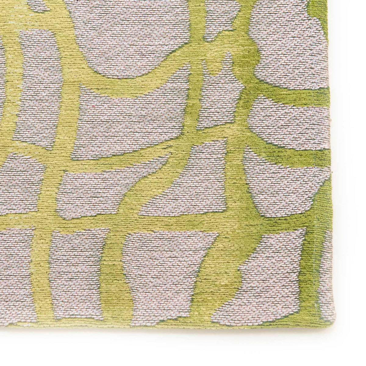 TEPPICH Republic Green Mad Men 80/250 cm - Grün, Textil (80/250cm) - Louis De Poortere
