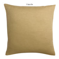 KISSENBEZUG Linco gold 65 x 65 cm - Goldfarben, Textil (65/65cm) - Vivaraise