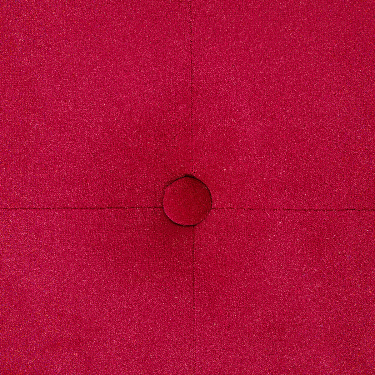 POUF Tampa 55/55/30 cm - Rot, Textil (55/30/55cm) - Beliani