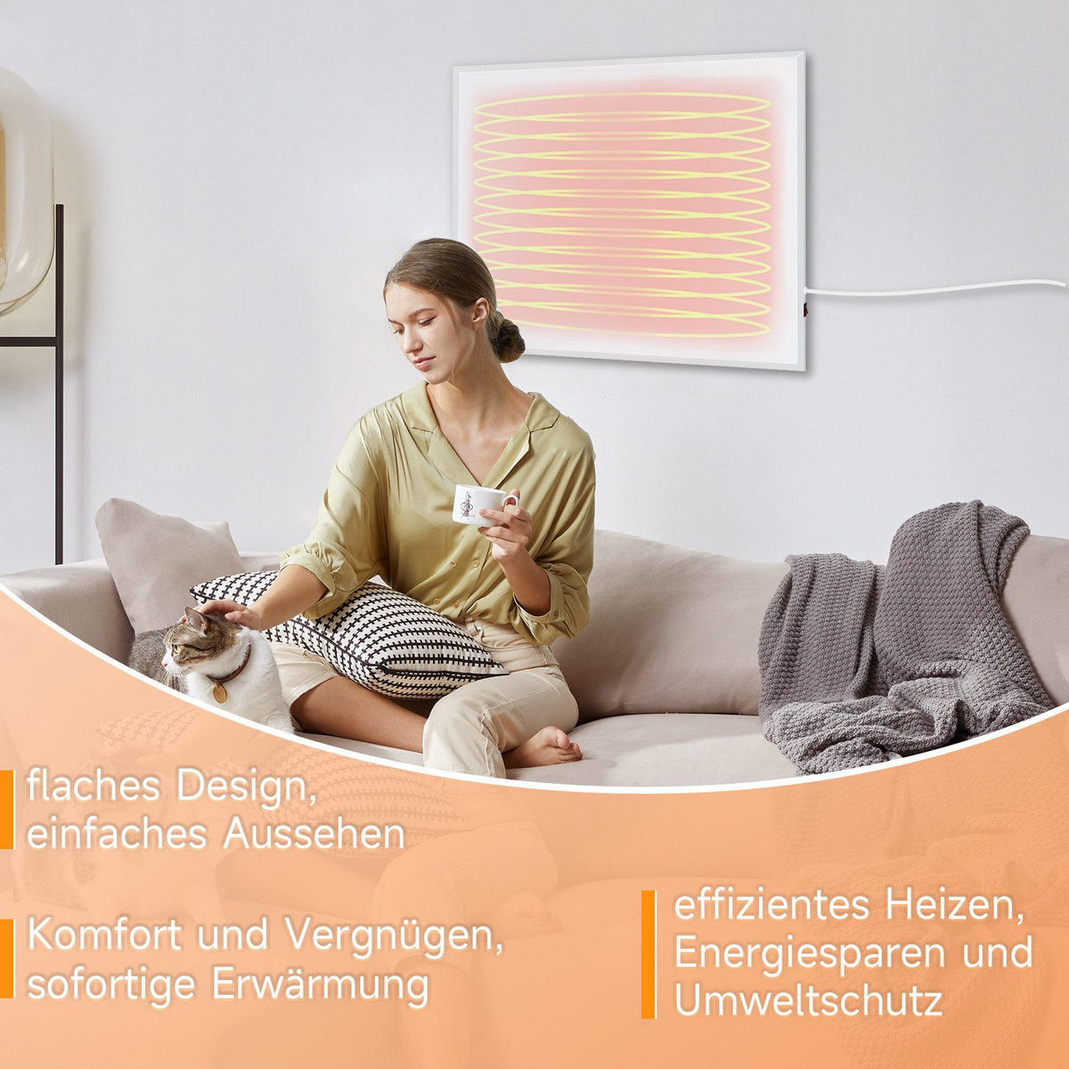 HEIZKÖRPER Hitzeperl - Weiß, Metall (62/1.5/62cm) - Nettlife