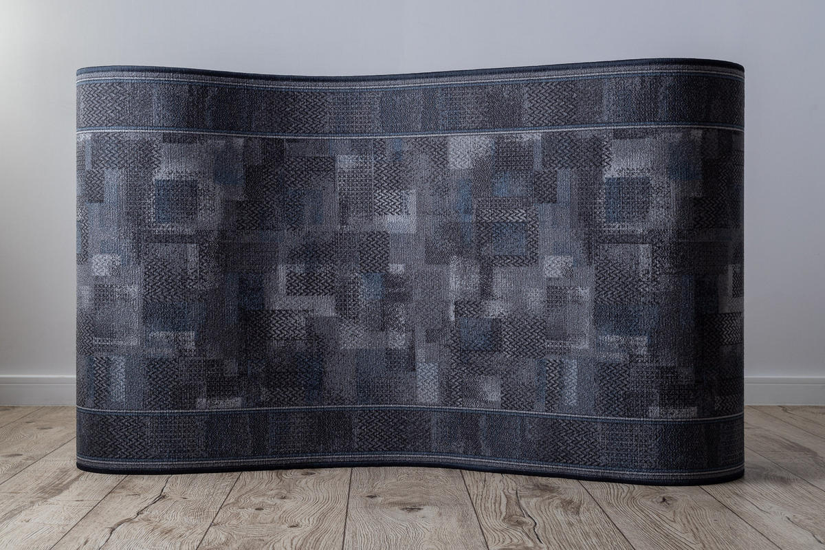 LÄUFER Antirutsch TRIBE 80/250 cm - Anthrazit, Textil (80/250cm) - rugsX