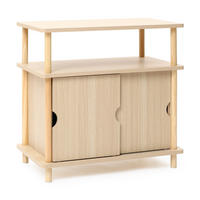 SIDEBOARD | B60 x T35 x H60 cm - Eichefarben, Holz/Holzwerkstoff (60/60.5/35cm) - Hometopia