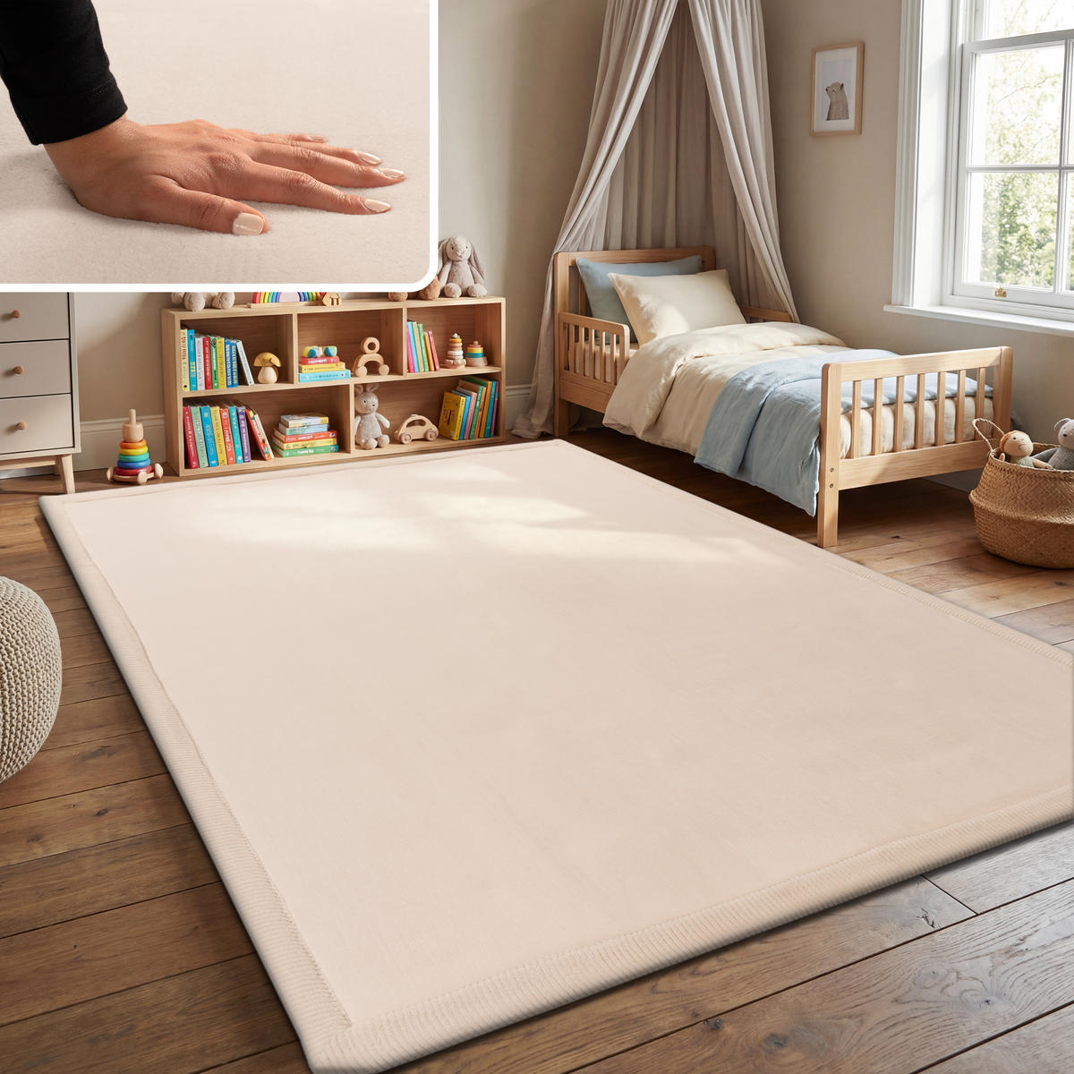 KINDERTEPPICH 100/200 cm Tatami 475 - Creme, Textil (100/200cm) - Paco Home