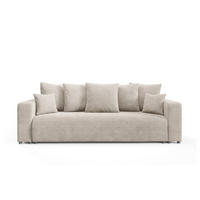 SCHLAFSOFA mit Bettkasten Beige - Beige, Textil (247/88/93cm) - Furnisell