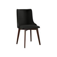 STUHL Monti 5, Holzfarbe: Nuss - Walnussfarben/Schwarz, Holz (48/83/53cm) - MIRJAN24