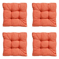 SITZKISSEN Panama 47/47 cm 4er-Set - Orange, Textil (47/8/47cm) - Madison