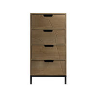KOMMODE Braun 29/35/68 cm - Braun, Holz (29/68/35cm) - Mobili Rebecca