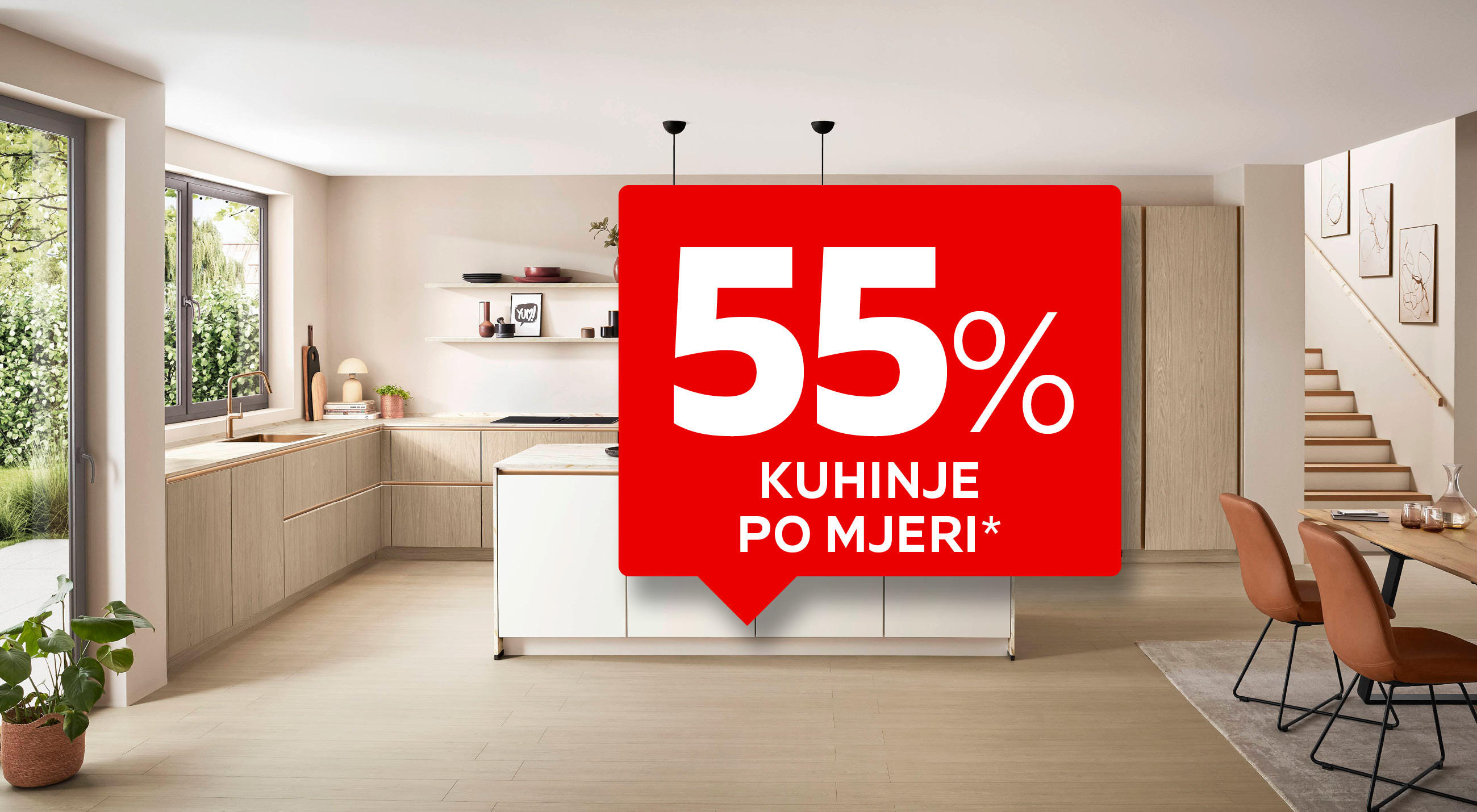 55% kuhinje po mjeri*