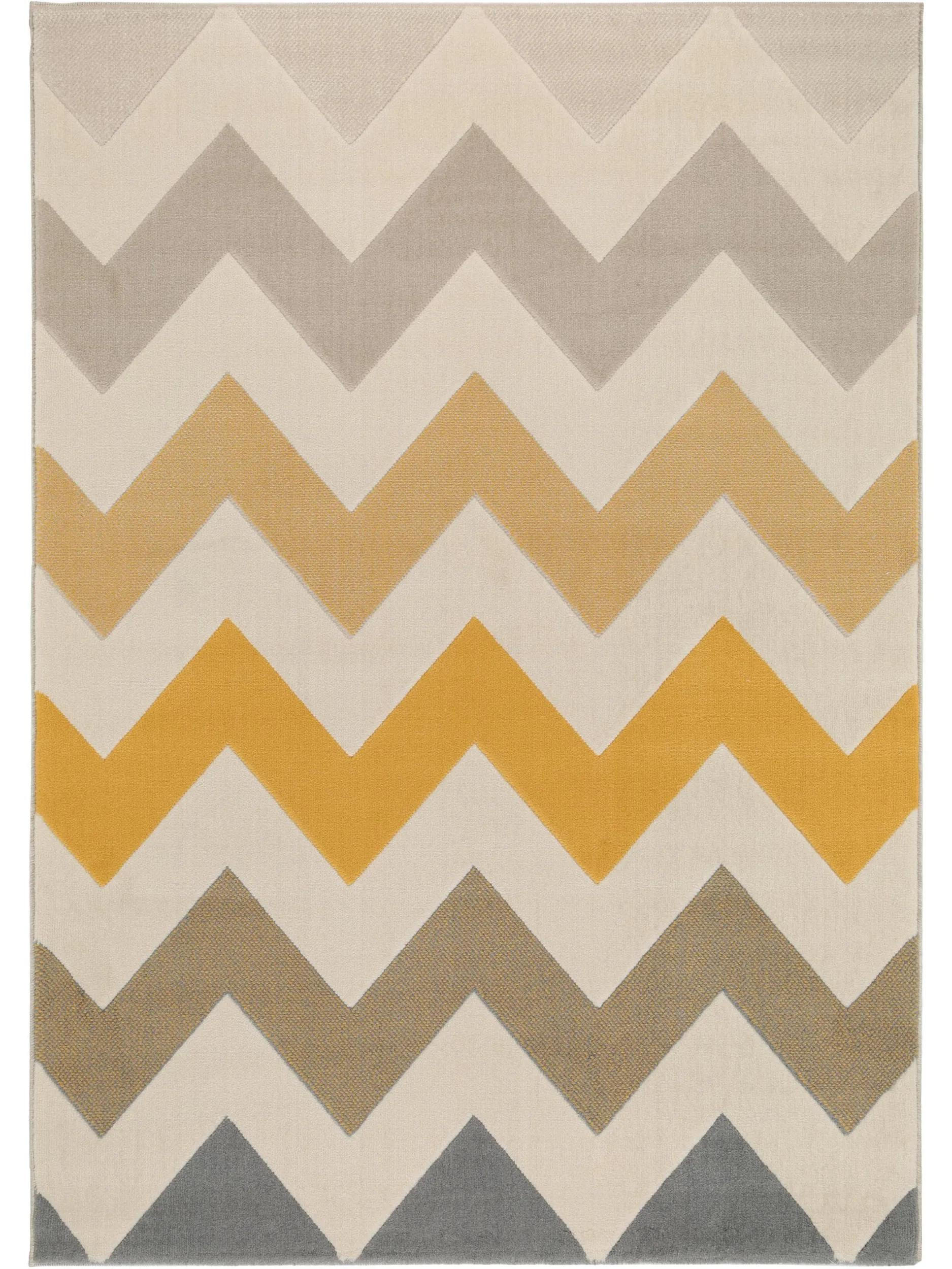 TEPPICH Dessert Gelb 80x150 cm - Gelb, Textil (80/150cm) - benuta Pop