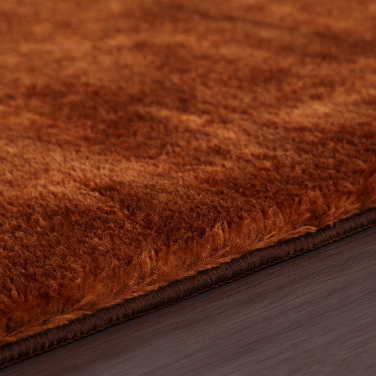 KURZFLORTEPPICH 120/120 cm Cadiz 630 - Kupferfarben, Textil (120/120cm) - Paco Home