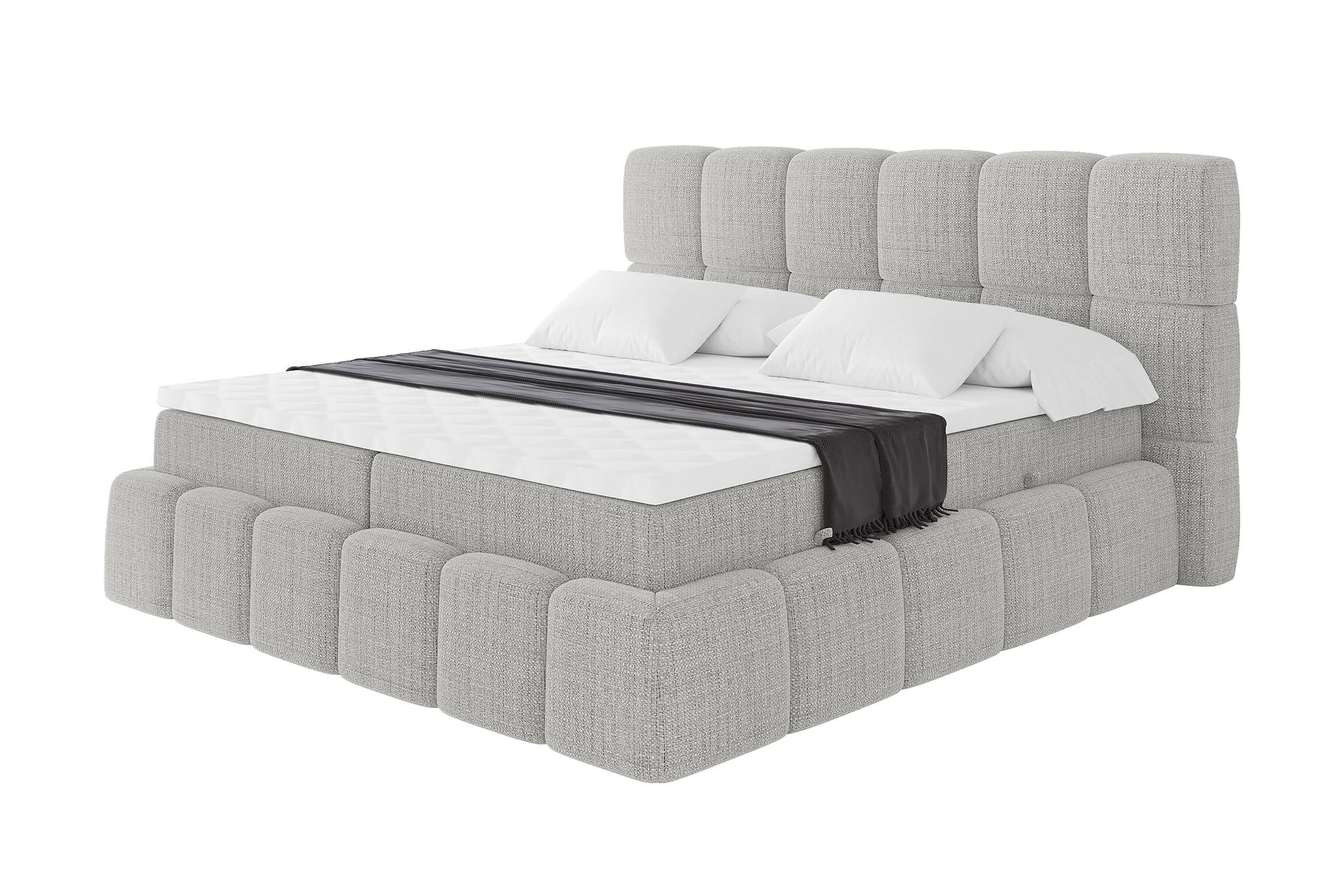 Altdecor Boxbett Taupe 120x200 cm