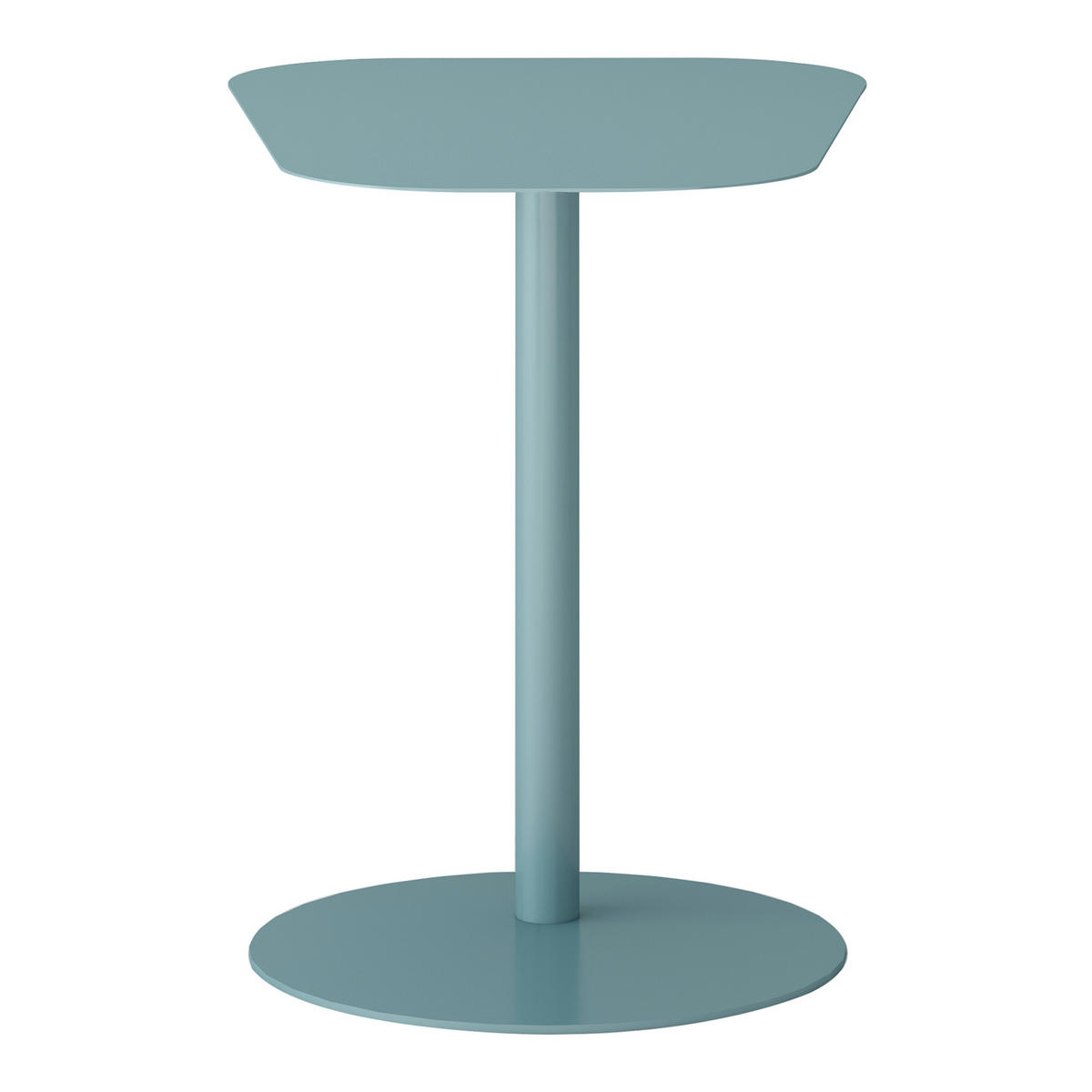 BEISTELLTISCH Nastätten - Blau, Metall (38/50/50cm) - [en.casa]