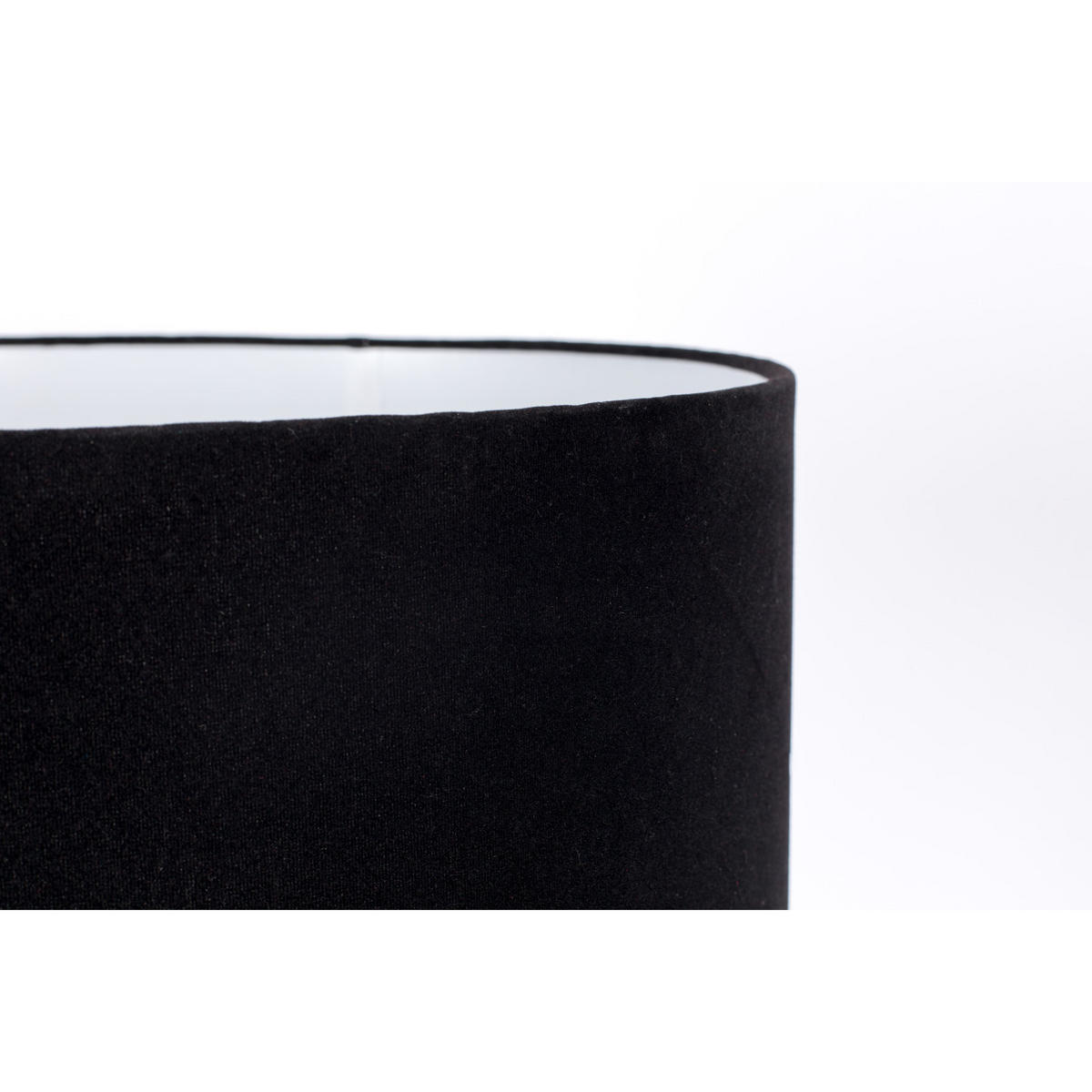 STEHLAMPE Totem Schwarz - Schwarz, Metall (46/46/148cm) - Zuiver