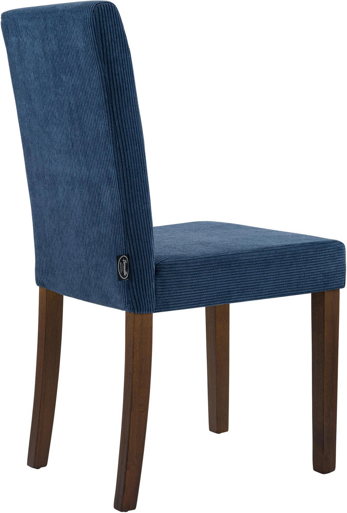 ESSZIMMERSTUHL Cord Blau - Blau, Holz/Textil (41/91/47cm) - CLP