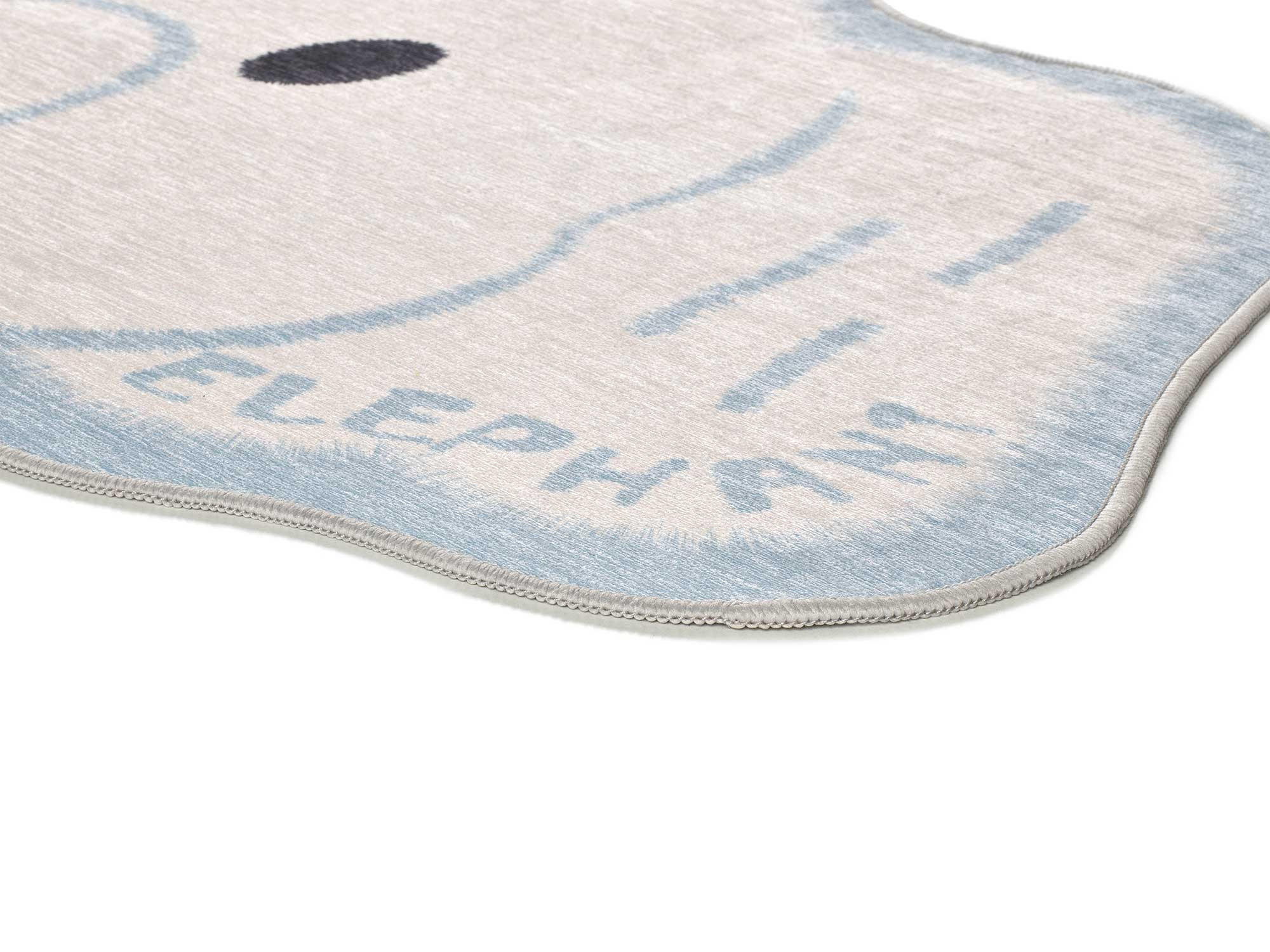 Thumbnail - Atticgo Kinderteppich, Weiß, Textil, Tiere, Organisch, 75x120 cm, Oeko-Tex® Standard 100, waschbar, antistatisch, leicht...