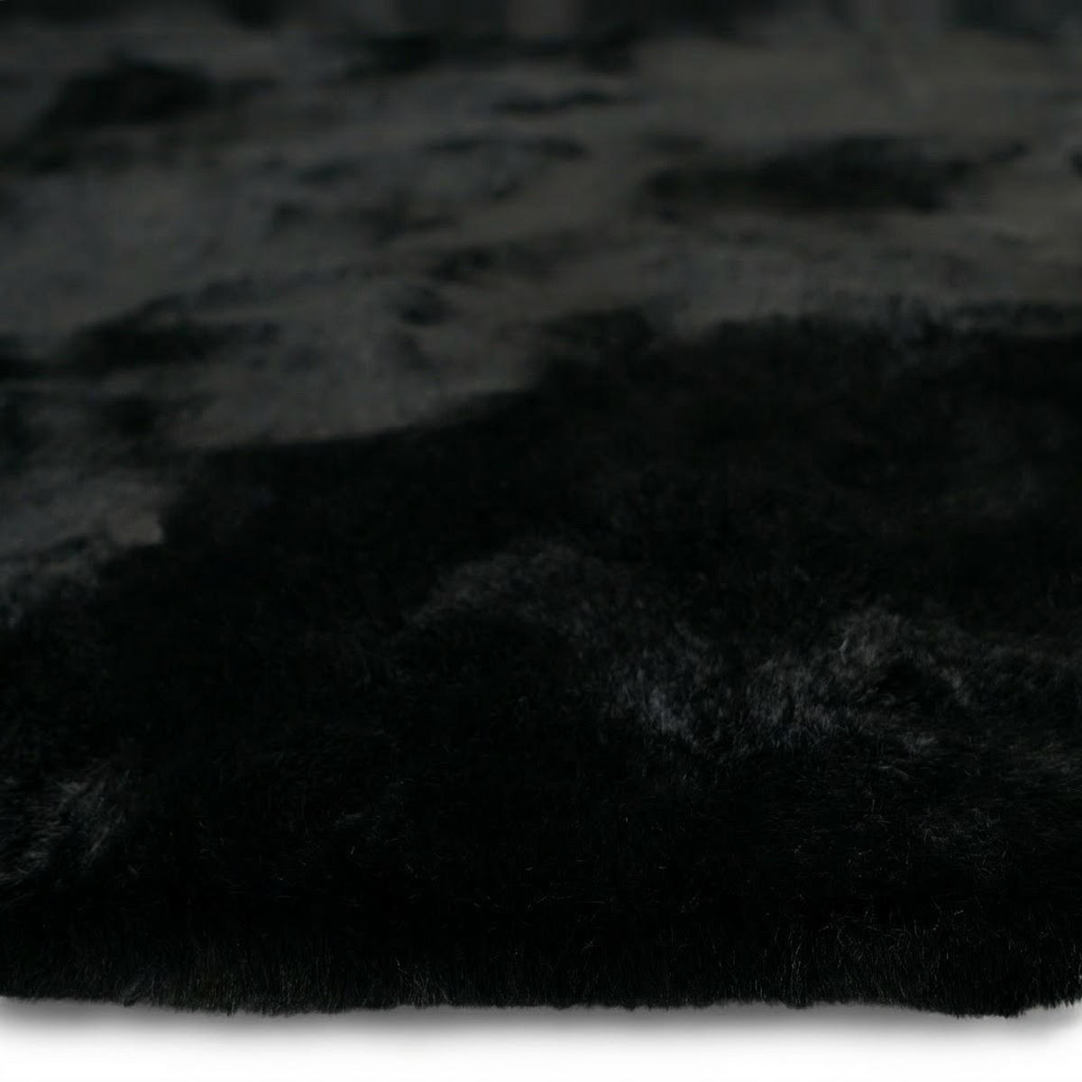 FELLTEPPICH CLOUD SUPER SOFT 160/230 cm Schwarz - Schwarz, Textil (160/230cm) - Consilio Concept