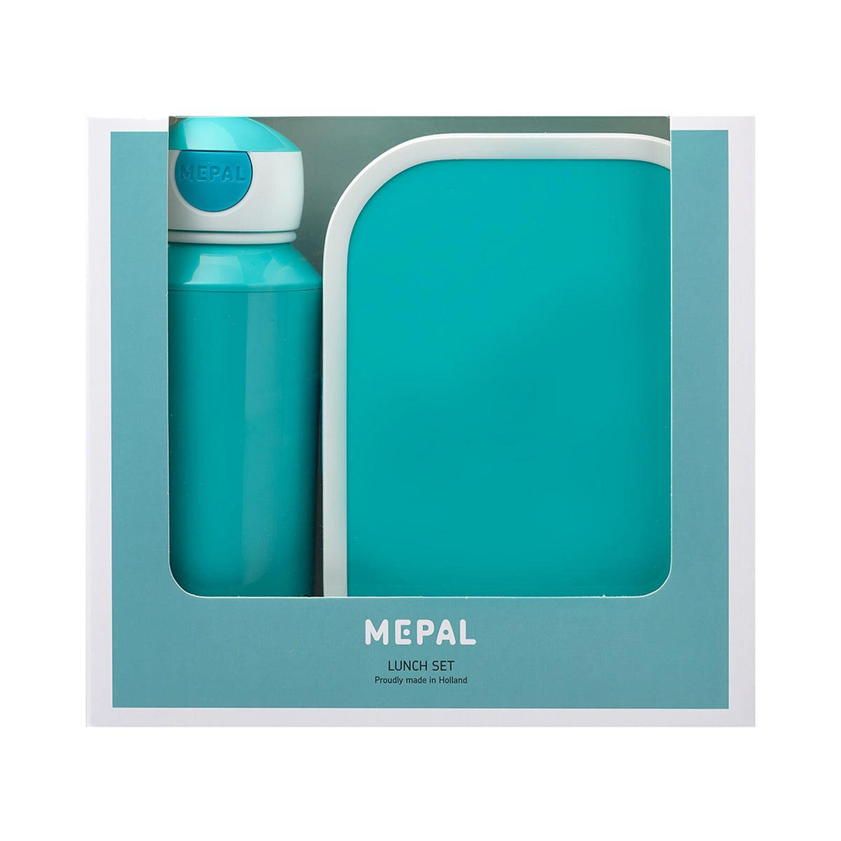 LUNCHSET Campus türkis 400 ml + 700 ml 2er Set - Türkis, Kunststoff (7.5/18.8/20.5cm) - Mepal