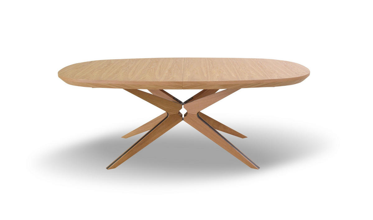ESSTISCH BASTION Ausziehbar 200 - 300 / 110 x 76 cm - Eichefarben, Holz (200/110/76cm) - MASSENO