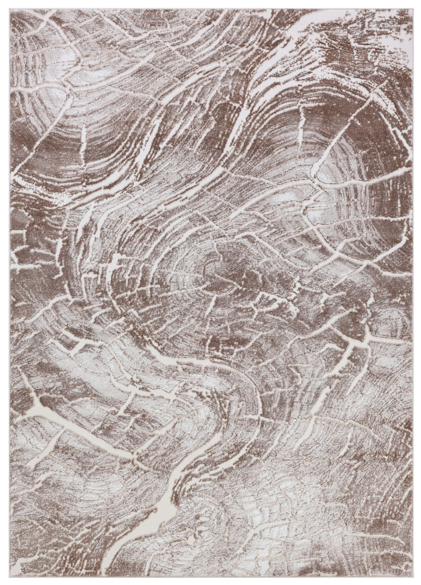 TEPPICH COMO Beige 140/200 cm - Beige, Kunststoff (140/200cm) - Tapiso