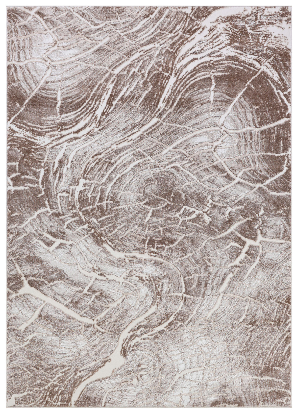 TEPPICH COMO Beige 140/200 cm - Beige, Kunststoff (140/200cm) - Tapiso