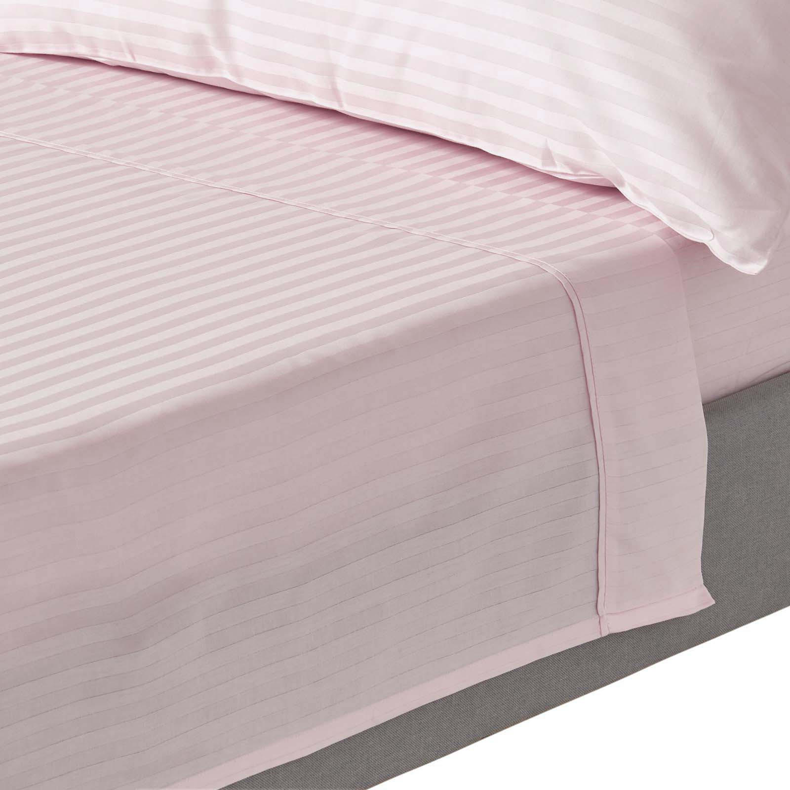 DAMAST-BETTLAKEN ohne Gummizug, 100% Ägyptische Baumwolle - Flieder, Textil (178/255cm) - Homescapes