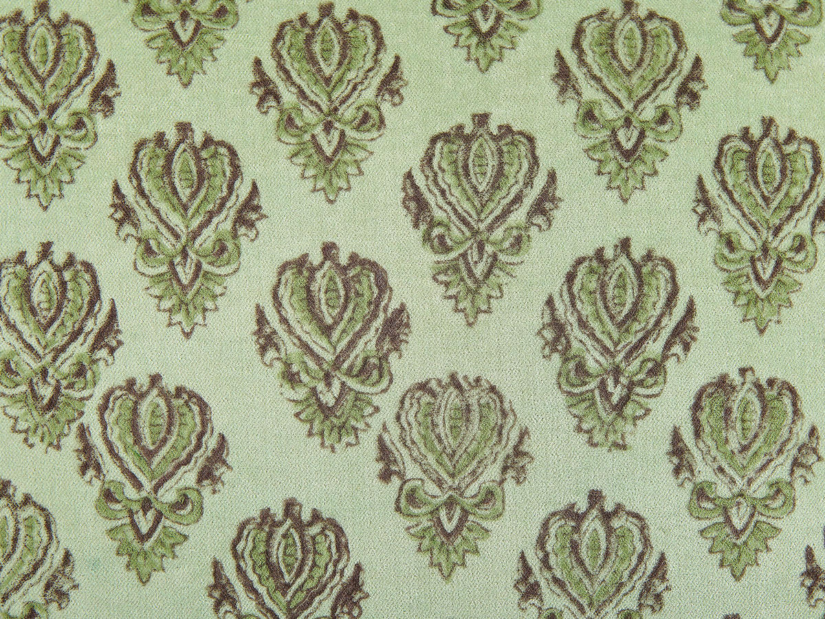 DEKOKISSEN Grün 45/45 cm Rungia - Grün, Textil (45/45cm) - Beliani