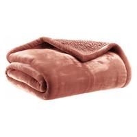 PLAID Michka terrakotta 130 x 160 cm - Dunkelorange, Textil (130/160cm) - Vivaraise