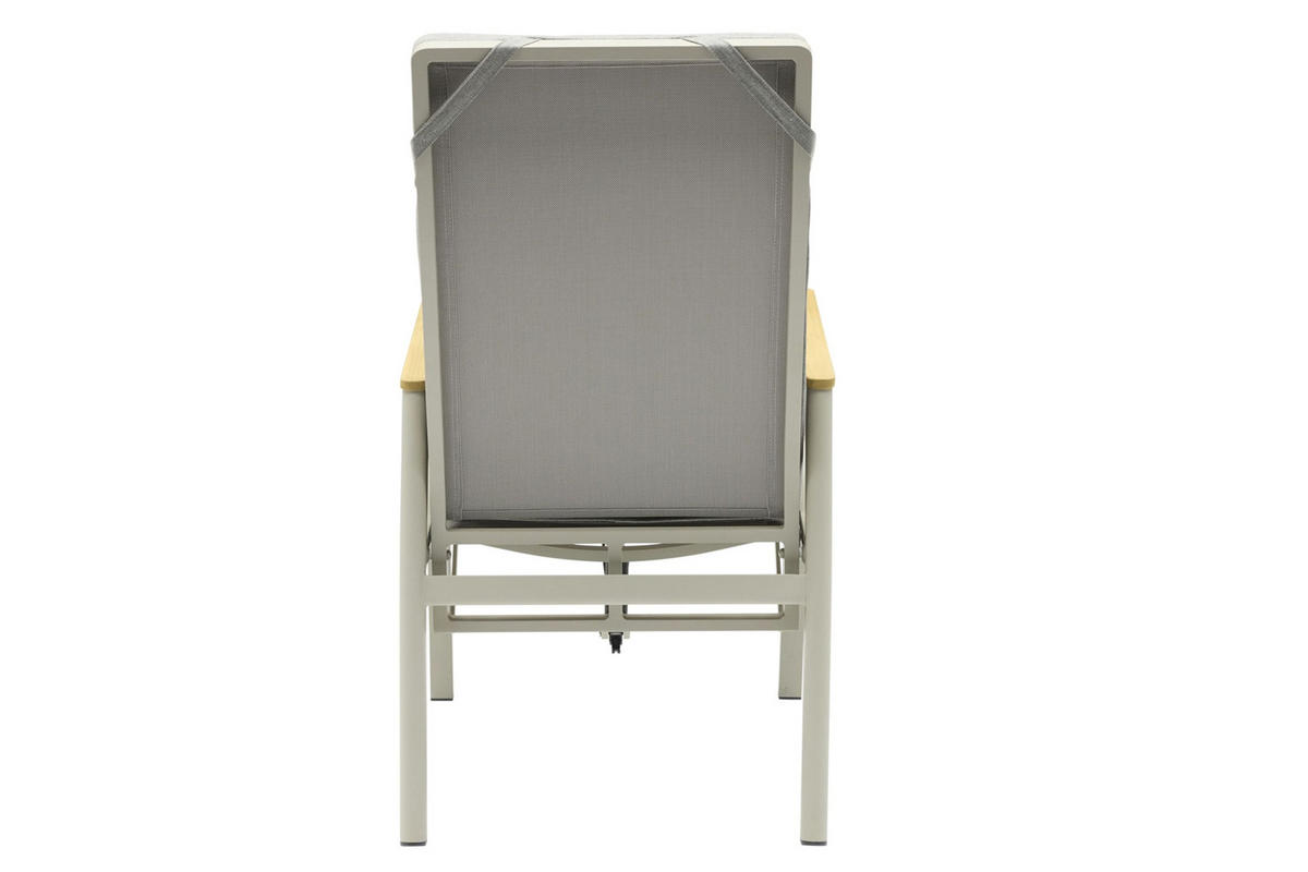 GARTENSTUHL Austin 109x67x60 cm, Aluminium, Taupe - Taupe, Metall (67/109/60cm) - dasmöbelwerk