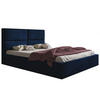 POLSTERBETT Marad 160x200 Dunkelblau - Naturfarben/Dunkelblau, Holz/Textil (160/200cm) - Graingold