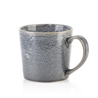 BECHER Basic Nature Grau 13.5/10/9.5 cm Keramik - Grau, Keramik (0.4L) - Mondex