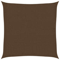 SONNENSEGEL 160 g/m² Braun 3,6x3,6 m HDPE - Braun, Textil (360/360cm) - furnicato