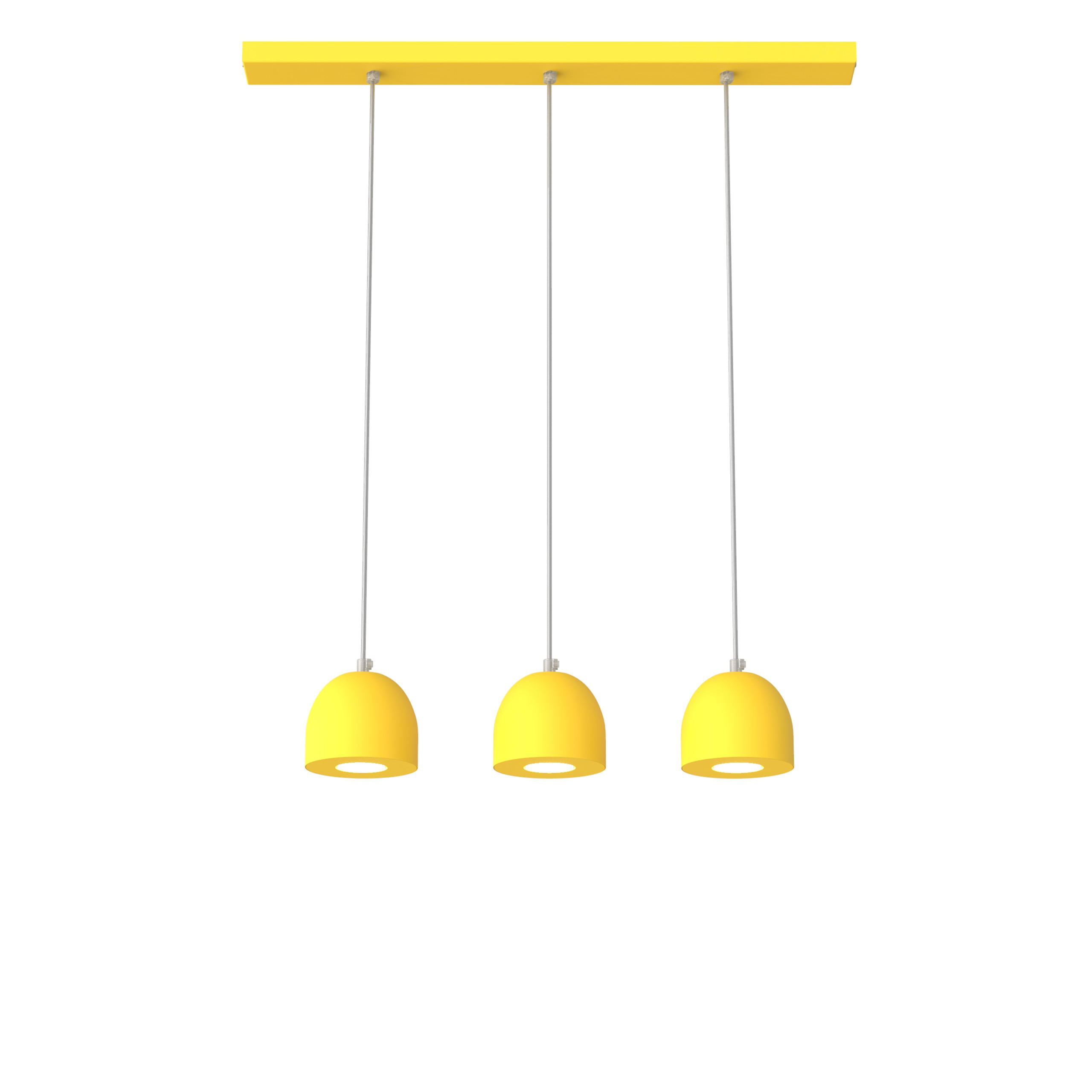 HÄNGELEUCHTE - Gelb, Metall (6.5/69/120cm) - Lumicom