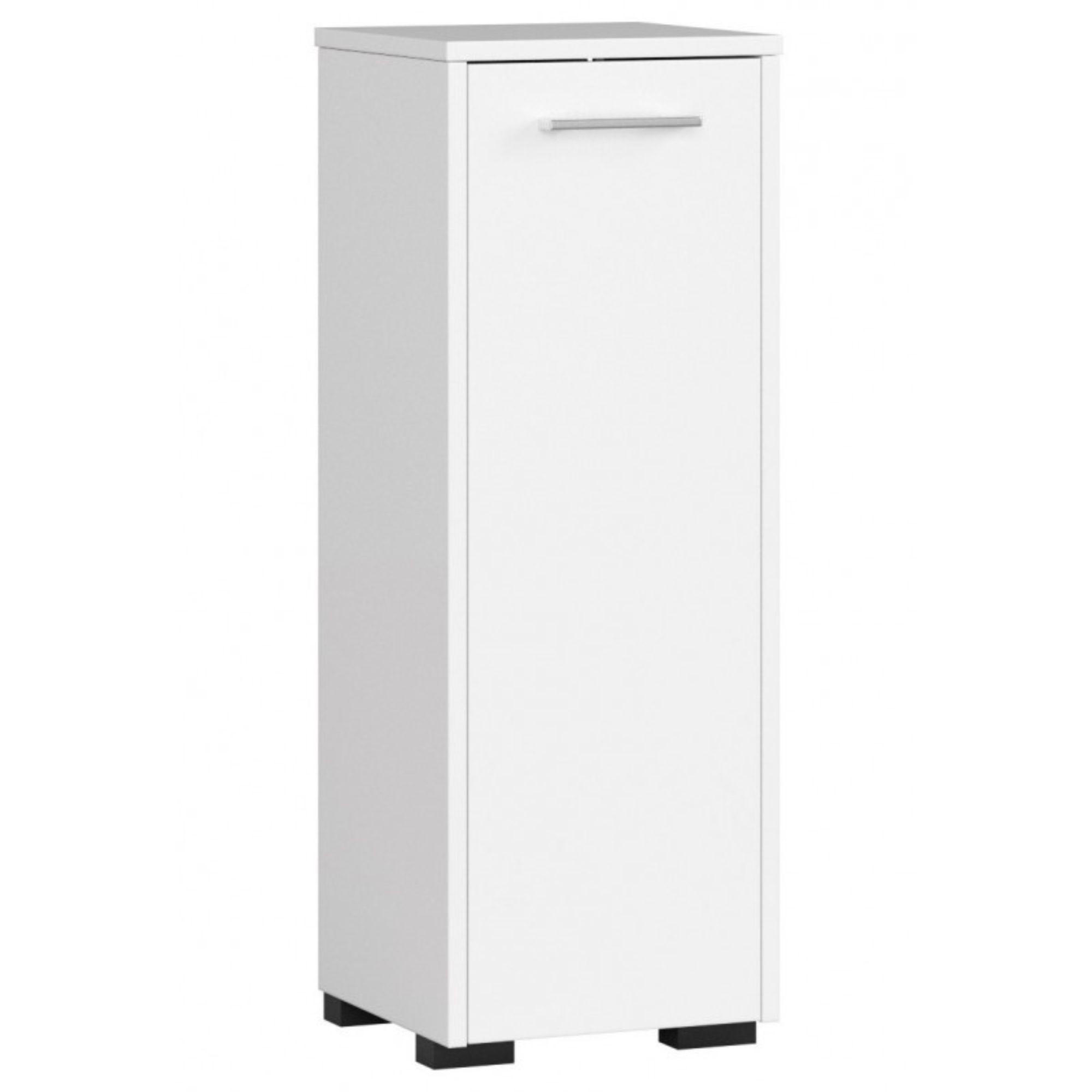 Akord Unterschrank Weiß 30x85x30 cm