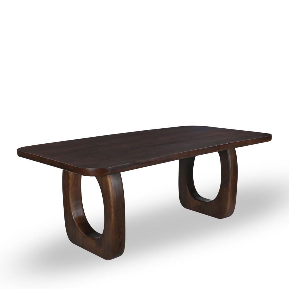 ESSTISCH - Dunkles Holz - Nussbaumfarben, Holz (200/100/76cm) - Drawer