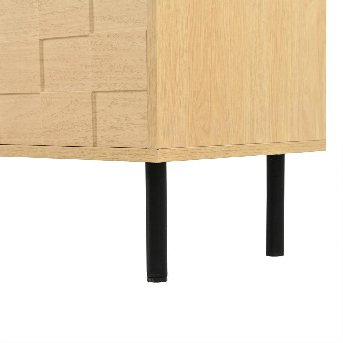 TV-SCHRANK 200x35x44.5cm Naturholz mit 2 Schubladen - Naturfarben, Holzwerkstoff (200/44.5/35cm) - FLIEKS