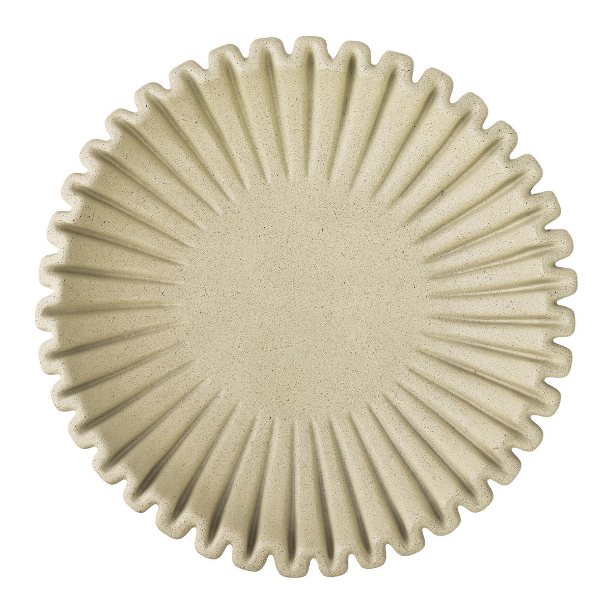 DEKORAČNÍ MISA, poliresin, béžová - béžová, plast (7cm) - Mondex
