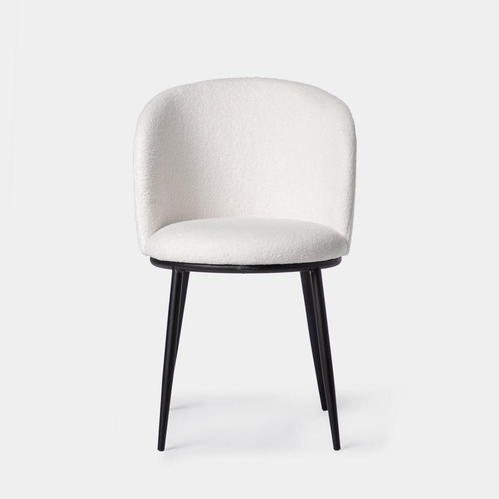 Thumbnail - Klast Home Esszimmerstuhl, Weiß, Textil, 51x80x57 cm, Esszimmer, Stühle, Esszimmerstühle, Vierfußstühle