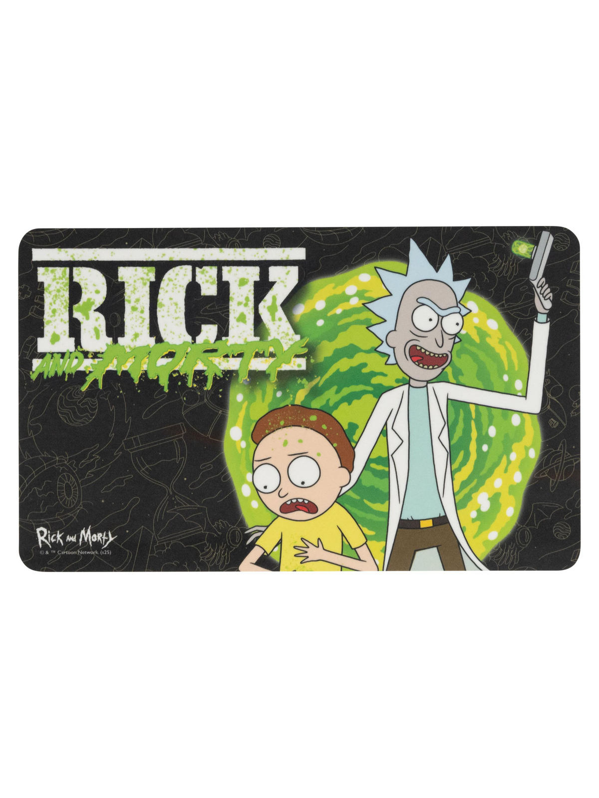 BRETTCHEN Rick and Morty Teleport Schwarz 14,5 x 23,5 cm - Schwarz, Kunststoff (14.5/23.5cm) - United Labels