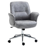 DREHSTUHL 67/69/92-102 cm hellgrau aus Polyester höhenverstellbar - Hellgrau, Kunststoff (69/102/67cm) - OKWISH