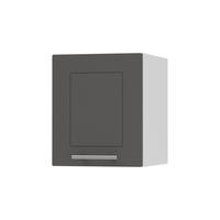 KLAPPHÄNGESCHRANK Kvantum W4B/40 Graphit Matt / Weiß Matt 40 / 32,5 / 36cm - Graphitfarben/Weiß, Holz/Holzwerkstoff (40/36/32.5cm) - Feldmann-Wohnen