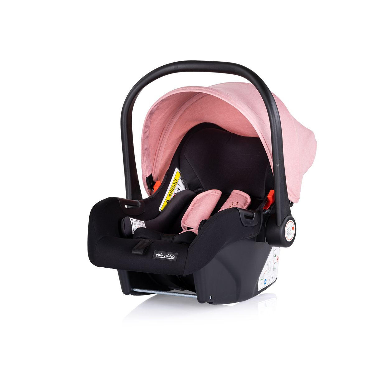 KOMBIKINDERWAGEN Ultera 3 in 1 rosa Babyschale Fußabdeckung klappbar Korb - Rosa, Metall (75/56/102cm) - Chipolino