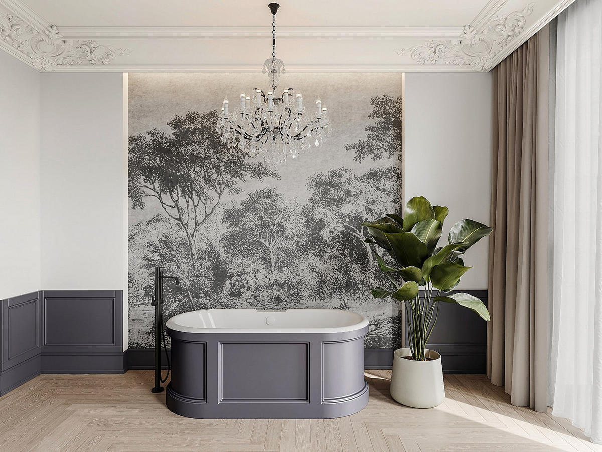 FREISTEHENDE Badewanne - 1 Person - Acryl - Grau - Grau, Kunststoff (151/60/73.5cm) - Vente-Unique