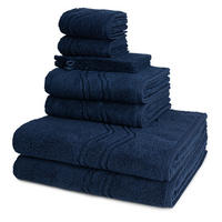 FROTTIERSET Cashmere feeling 8-teilig - Blau, Textil (50/100cm) - Ross