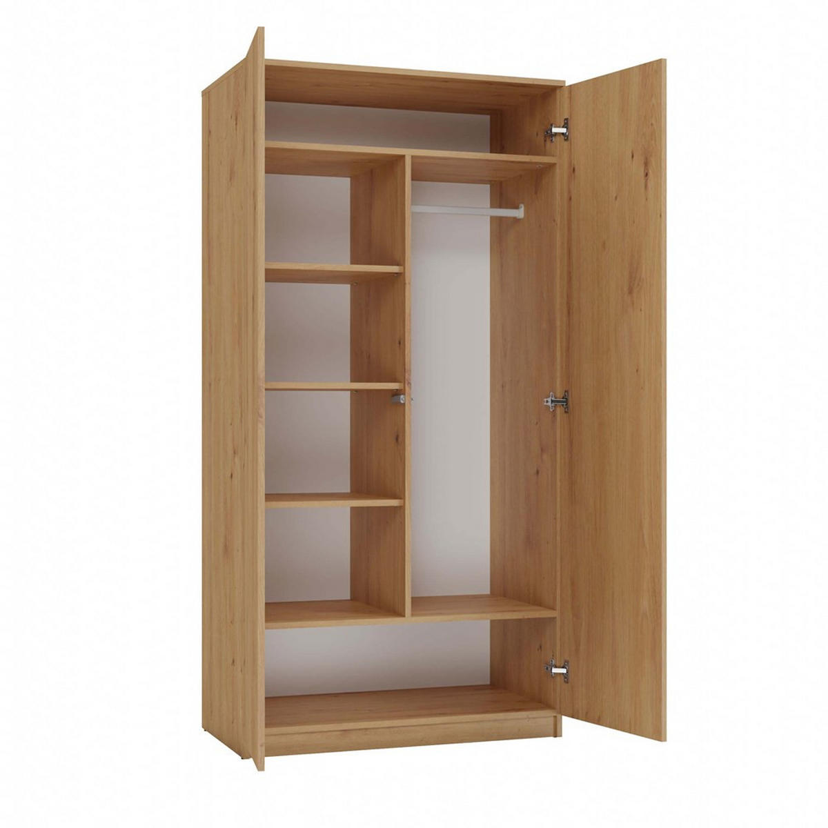 SKRIŇA NA OBLECENIE - dub artisan, kompozitné drevo (90/180/50cm) - RAUMHIRSCH FURNITURE