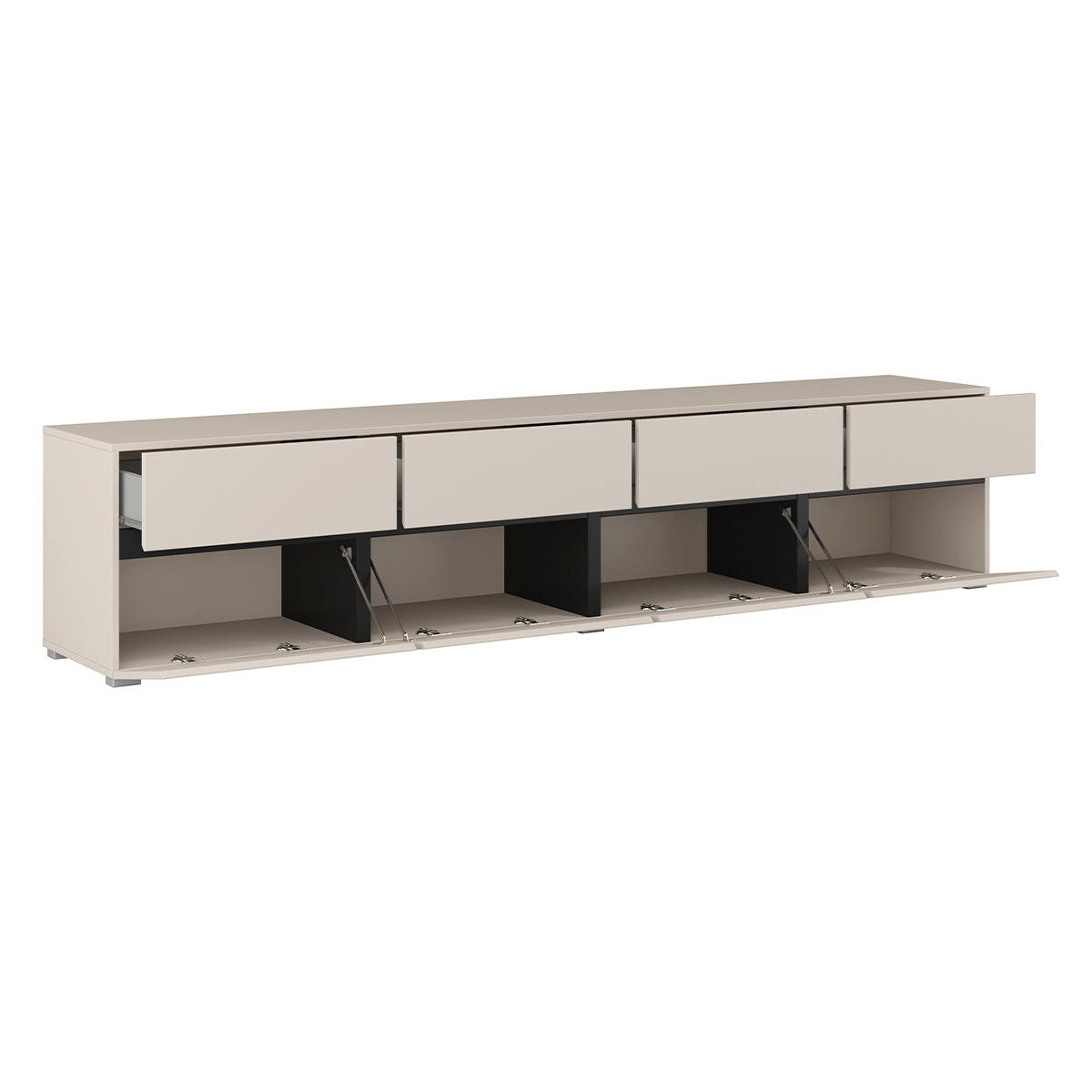 TV STOLEK Lilia Kašmír - kašmírová, kompozitní dřevo (225/48/40cm) - Petits-meubles