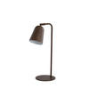 TISCHLAMPE Salomo Braun Ø26,5/47 cm - Dunkelbraun, Metall (26.5/16/47cm) - Light & Living