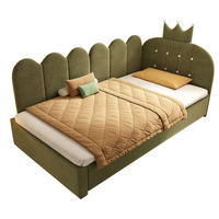 SCHLAFSOFA 90/200 cm & 90/190 cm in Grün Samt mit Ausziehbett - Grün, Holzwerkstoff/Textil (90/200cm) - WISHDOR
