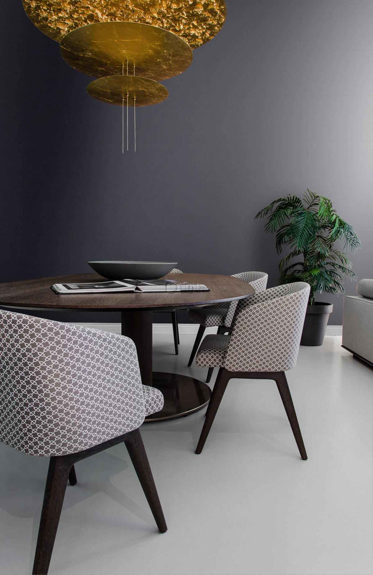 TAPETE feine Struktur 53 cm x 10.05 m - Lila, Papier (53/1000cm) - Origin Wallcoverings